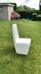 Design stoel wit, Ophalen, Gebruikt, Wit, Leer