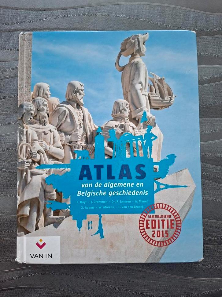 ATLAS
van de algemene en Belgische geschiedenis, Boeken, Schoolboeken, Gelezen, Nederlands, Ophalen of Verzenden