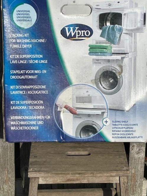 Universeel tussenstuk veilig stapelen wasmachine/droogkast, Elektronische apparatuur, Was-droogcombinaties, Nieuw, Ophalen