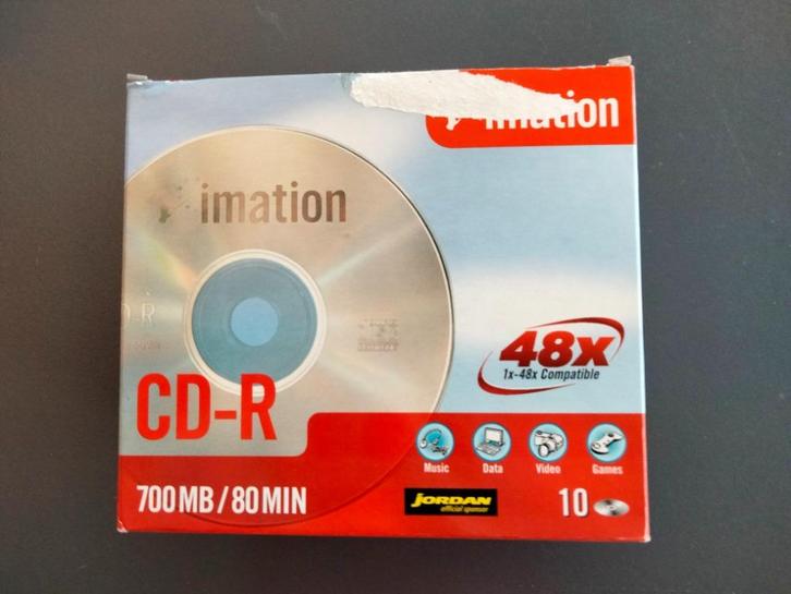 NIEUW: 2 X 10 CD-R-imatie, Computers en Software, Beschrijfbare discs, Nieuw, Cd, Herschrijfbaar, Ophalen of Verzenden