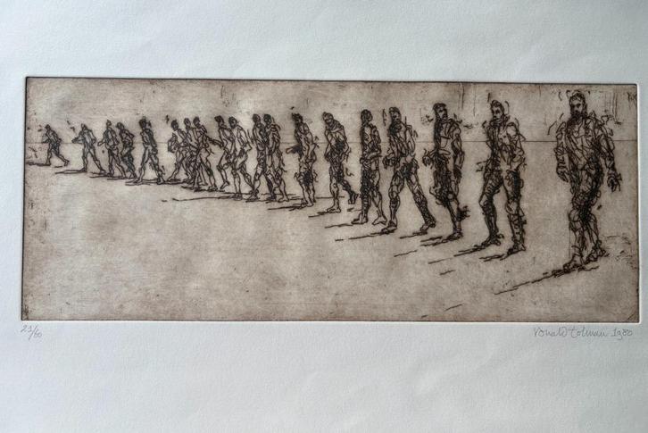 Ronald Tolman - ets, Antiek en Kunst, Kunst | Etsen en Gravures, Ophalen of Verzenden