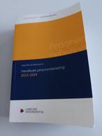 Handboek personenbelasting 2023-2024, Nieuw, Hoger Onderwijs, Ophalen, Inge Van De Woesteyne