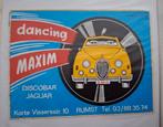 F: sticker Dancing Maxim Rumst Discobar Jaguar, Ophalen of Verzenden, Zo goed als nieuw, Auto of Motor