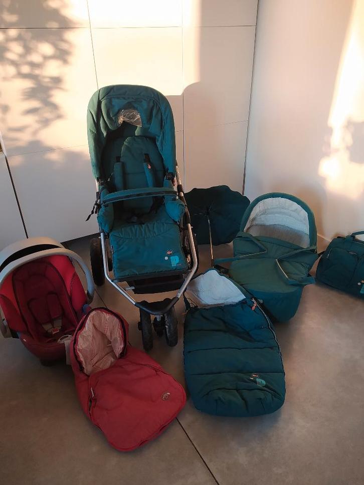 Pericles Evolution 3-in-1 kinderwagen: wieg buggy maxi-cosi, Enfants & Bébés, Poussettes & Combinaisons, Comme neuf, Poussette
