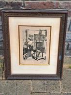 lithographie signe Francois gailliard, Ophalen of Verzenden