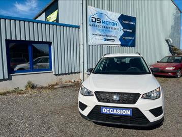 Seat Arona 2019 60000km 12 950€ 1.0 tsi euro 6, Auto's, Seat, Voorwielaandrijving, Stof, Start-stop-systeem, Wit