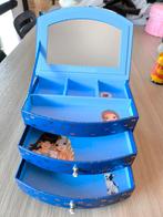 Juwelendoos TopModel, Enlèvement ou Envoi, Utilisé, Bleu, Autres types