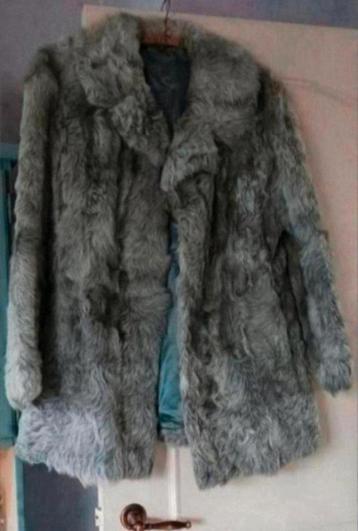 Manteau de fourrure mi-long, Enlèvement ou Envoi, Comme neuf, Taille 42/44 (L)