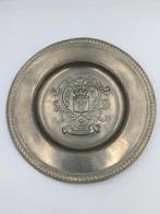 Assiette étain blason Chièvres (Hainaut), Enlèvement ou Envoi