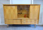 Prachtige vintage midcentury highboard buffet kast, Huis en Inrichting, Kasten | Buffetkasten, 100 tot 150 cm, Zo goed als nieuw