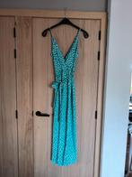 Mooie blauw/groene jurk met witte stippen.  Mt L.  Shein, Blauw, Maat 42/44 (L), Ophalen of Verzenden, Zo goed als nieuw