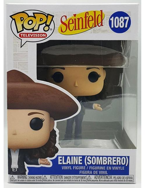 Funko POP Seinfeld Elaine (Sombrero) (1087), Collections, Jouets miniatures, Comme neuf, Envoi