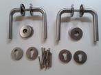 Clenches de porte en inox brossé ( 2 jeux de clenches), Enlèvement, Neuf
