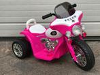 Elektrische kindermotor Harley Politiemotor look 6v roze NIE, Enlèvement ou Envoi, Neuf