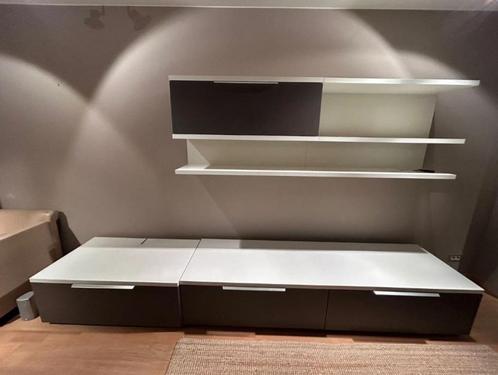 Modulair Wand- en Salonmeubel Interlubke, Huis en Inrichting, Kasten | Overige, Gebruikt, Ophalen