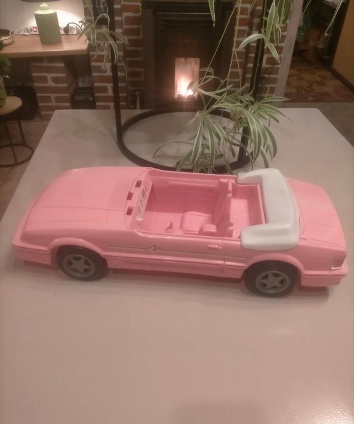 Vintage roze cabrio Barbie, Verzamelen, Poppenhuizen en Toebehoren, Gebruikt, Ophalen of Verzenden