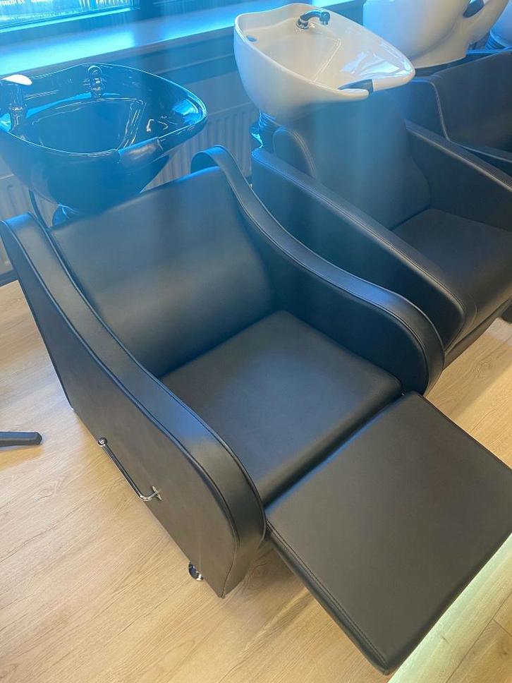 Wasunit kapper kapsalon barbershop zwart voetsteun barber, Huis en Inrichting, Woonaccessoires | Overige, Nieuw, Ophalen of Verzenden