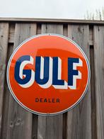 Gulf emaille bord REPRODUCTIE, Verzamelen, Merken en Reclamevoorwerpen, Ophalen, Nieuw, Reclamebord