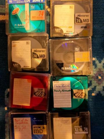 Tientallen minidisc te koop aan sterk verlaagde prijs! beschikbaar voor biedingen