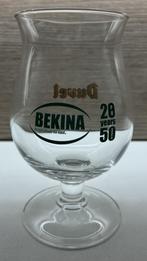 Duvel glas - Bekina - Boots build to last - 20 years 50, Ophalen of Verzenden, Zo goed als nieuw, Glas of Glazen, Duvel