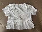 Witte zomerse top, Pull & Bear, maat S, Kleding | Dames, Wit, Ophalen of Verzenden, Zo goed als nieuw, Korte mouw