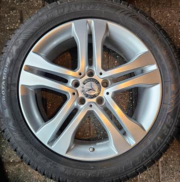 18 inch Mercedes GLA Winterset 5x112 Dunlop 6-8mm TPMS  beschikbaar voor biedingen