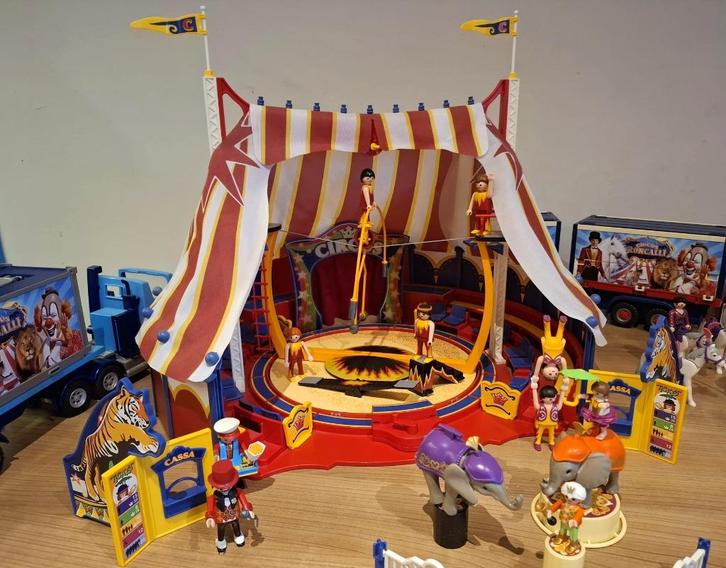 Unieke Playmobil XL set: het circus, Kinderen en Baby's, Speelgoed | Playmobil, Gebruikt, Complete set, Ophalen