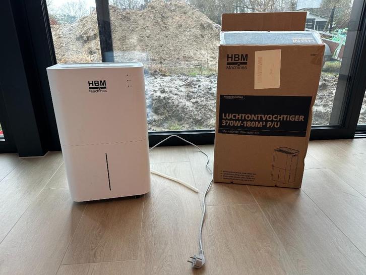 Déshumidificateur HBM 370W/180M3/U, Electroménager, Équipement de traitement de l'air, Comme neuf, Déshumidificateur, Enlèvement