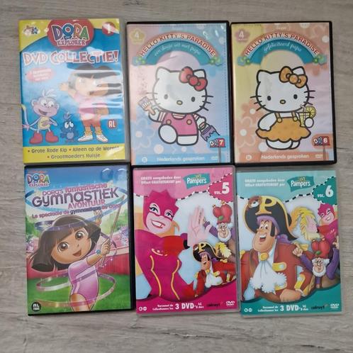 Pakket dvd kinderen Studio 100 / Dora / Hello Kitty, Cd's en Dvd's, Dvd's | Kinderen en Jeugd, Zo goed als nieuw, Ophalen of Verzenden