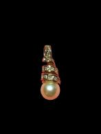 18K VERGULDE HANGER, Met edelsteen, Overige voorstellingen, Nieuw, Ophalen of Verzenden