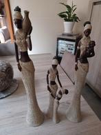 Set van 3 Afrikaanse beelden, Ophalen of Verzenden