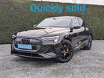 Audi e-tron ! VERKOCHT !- Black edition - opendak - s-line, Auto's, Audi, Parkeersensor, Gebruikt, Zwart, 408 pk