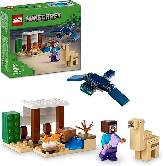 LEGO Minecraft De expeditie van Steve naar de woestijn, Kinderen en Baby's, Speelgoed | Duplo en Lego, Nieuw, Lego, Complete set