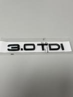Audi nieuw 3.0 TDI embleem sticker badge logo zwart glans, Ophalen of Verzenden