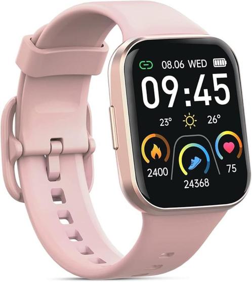 Smartwatch voor dames, 1,69"Activity Tracker smartwatch, Handtassen en Accessoires, Smartwatches, Nieuw, Roze, Hartslag, Slaap