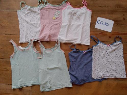 Onderhemdjes meisjes maat 122-128, €0,50/st of €1,00 voor 3, Kinderen en Baby's, Kinderkleding | Maat 122, Gebruikt, Meisje, Nacht- of Onderkleding