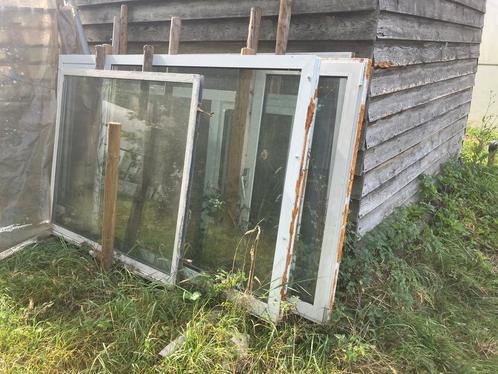 Ramen dubbelglas alu verschillende maten, Doe-het-zelf en Bouw, Glas en Ramen, Gebruikt, Gevelraam of Ruit, 120 tot 160 cm, Dubbelglas
