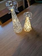 2 engeltjes met licht baterij, Huis en Inrichting, Woonaccessoires | Wereldbollen, Ophalen of Verzenden