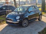 Fiat 500C, weinig kilometers. AIRCO, LEDER, KEURING, Auto's, Zwart, Leder, Bedrijf, Handgeschakeld