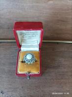 1 bague en argent avec perle, Handtassen en Accessoires, Ringen, Ophalen of Verzenden, Zilver, Zilver, Met parel
