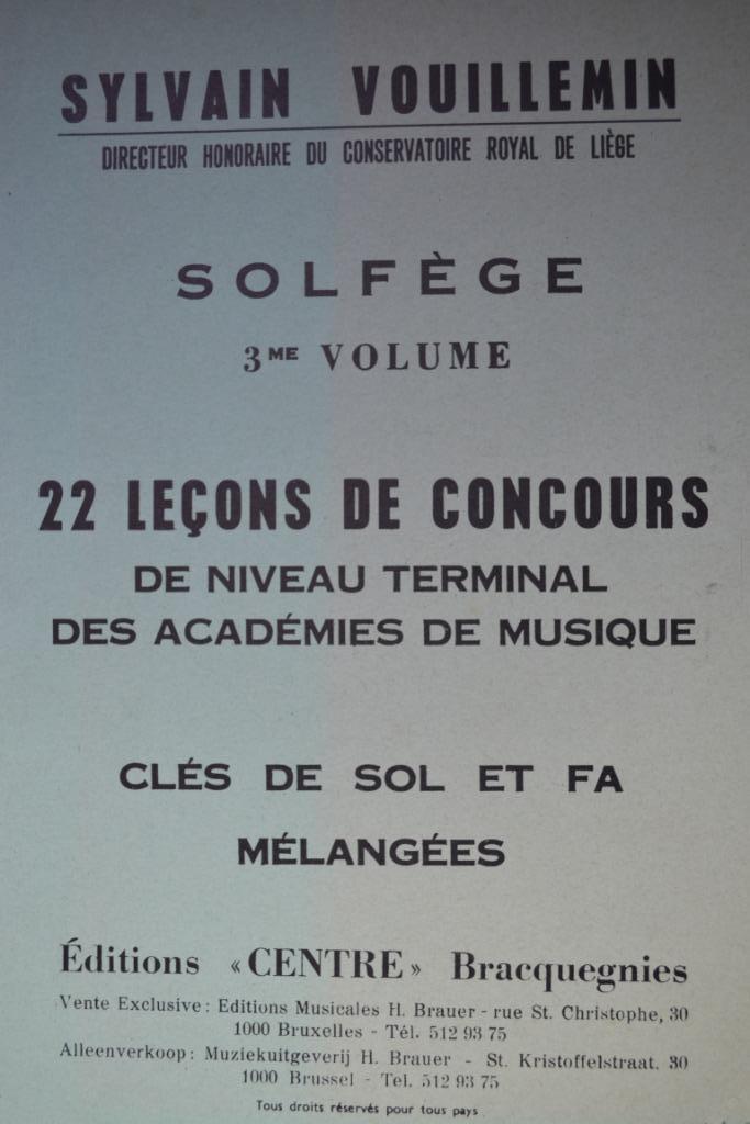 S. Vouillemin 22 competitieve lessen (deel 3), Boeken, Muziek, Nieuw, Ophalen of Verzenden