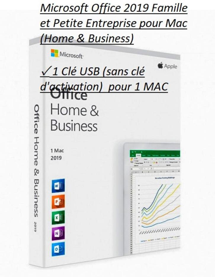Microsoft Office 2019 voor thuisgebruik en zakelijk gebruik, Computers en Software, Office-software, Nieuw, MacOS, Excel, OneNote