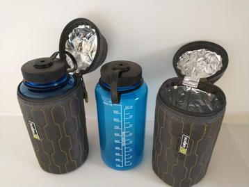 2x Nalgene Everyday wide-mouth bidon 1000ml + isolatiehoes beschikbaar voor biedingen