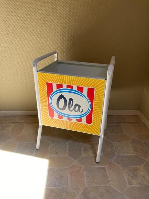Vintage Ola reclame bak/korf, Verzamelen, Merken en Reclamevoorwerpen, Gebruikt, Overige typen, Ophalen