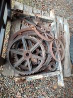 Oude tandwielen gietijzer, Antiek en Kunst, Ophalen