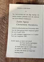 Zuster Agnes - Bonheiden, Verzenden, Bidprentje