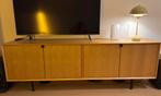 Dressoir - Eik - 200cm, Ophalen, Met deur(en), Eikenhout, Nieuw