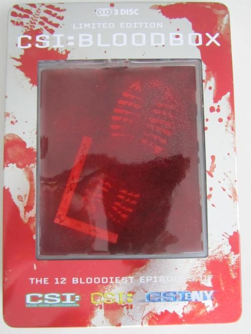 3DVDBOX CSI:BLOODBOX (limited edition), CD & DVD, DVD | TV & Séries télévisées, Utilisé, Thriller, Coffret, À partir de 12 ans