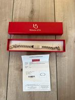 armband acier blanc "ludo" maille gourmette plaquette 21gm, Muziek en Instrumenten, Blaasinstrumenten | Mondharmonica's, Ophalen of Verzenden