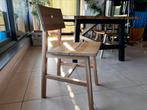 2 - 6 eetkamerstoelen, IKEA massief hout acacia, Modern, industrial, Bruin, Ophalen of Verzenden, Zo goed als nieuw